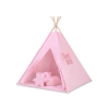 MEGA SET: Kids Teepee tent + playmat + pillows + decorative feathers FREE!- pink