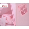 MEGA SET: Kids Teepee tent + playmat + pillows + decorative feathers FREE!- pink