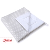 MEGA SET: Kids Teepee tent + playmat + pillows + decorative feathers FREE!- White dots on Gray