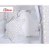 MEGA SET: Kids Teepee tent + playmat + pillows + decorative feathers FREE!- White dots on Gray