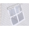MEGA SET: Kids Teepee tent + playmat + pillows + decorative feathers FREE!- White dots on Gray
