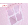 MEGA SET: Kids Teepee tent + playmat + pillows + decorative feathers FREE! - White dots on pink