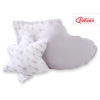 MEGA SET: Kids Teepee tent + playmat + pillows + decorative feathers- Gray arrows