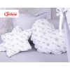 MEGA SET: Kids Teepee tent + playmat + pillows + decorative feathers- Gray arrows