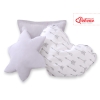 MEGA SET: Kids Teepee tent + playmat + pillows + decorative feathers- Gray arrows