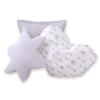 MEGA SET: Kids Teepee tent + playmat + pillows + decorative feathers- Gray arrows