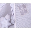Mega Set: Teepee tent+playmat+pillows - Gray flowers