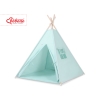 MINI Set: Teepee tent for kids + play mat+ decorative feathers - mint