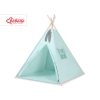 MINI Set: Teepee tent for kids + play mat+ decorative feathers - mint