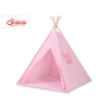 MINI Set: Teepee tent for kids + play mat + decorative feathers- pink