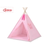 MINI Set: Teepee tent for kids + play mat + decorative feathers- pink