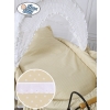 Moses Basket/Retro wicker crib Christine - White - beige