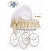 Vintage Wicker Crib New Christine