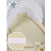 Moses Basket Vintage wicker crib Christine - White - beige