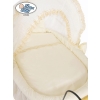 Retro moses basket with wheels