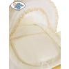 Moses Basket/Retro wicker crib Eliza - Cream
