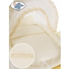 Moses Basket/Retro wicker crib Eliza - Cream