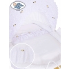 Retro wicker crib Sisi - White