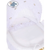 Retro wicker crib Sisi - White
