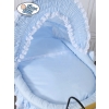 Moses Basket Retro wicker crib Victoria - Blue