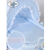 Moses Basket/Retro wicker crib Victoria - Blue