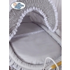 Moses Basket/Retro wicker crib Victoria- Gray