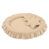 Nest with flounce - beige