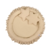 Nest with flounce - beige