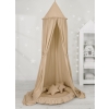 Nest with flounce - beige