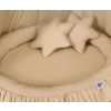 Nest with flounce - beige