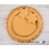 Nest with flounce - honey yellow