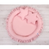 Nest with flounce - pastel pink