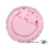 Nest with flounce - pink