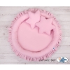Nest with flounce - pink