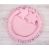 Nest with flounce - pink