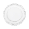 Nest with flounce - white