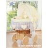New Replacement Bedding Set Cover for Wicker Crib no. 58962-142 or 78962-142