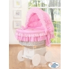 Pink Bedding Set Cover for Wicker Crib no. 58962-324 or 78962-324