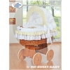 New Replacement Bedding Set Cover for Wicker Crib no. 58962-327 or 78962-327