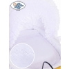 New Replacement Bedding Set Covers for Wicker Crib Charlotte no. 2100-906 or 72100White Bedding Set