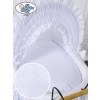 New Replacement Bedding Set Covers for Wicker Crib Charlotte no. 2100-906 or 72100White Bedding Set