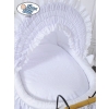 New Replacement Bedding Set Covers for Wicker Crib Charlotte no. 2100-906 or 72100White Bedding Set