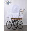 New Replacement Bedding Set Covers for Wicker Crib Charlotte no. 2100-906 or 72100White Bedding Set