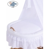 New Replacement Bedding Set Covers for Wicker Crib Charlotte White Embroidered Bedding Set no. 50202-906 or 70202White Bedding Set