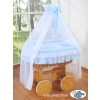 New Replacement Bedding Set Covers for Wicker Crib no. 2107-109/72107-109