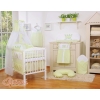 Newborn Baby Bedding set 11pcs with canopy- Little Prince/Princess green