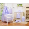 Newborn Baby Bedding set 11pcs with canopy- Little Prince/Princess lila