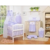 Newborn Baby Bedding set 11pcs with canopy- Little Prince/Princess lila