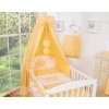 Newborn Baby Bedding set 11pcs with canopy- Little Prince/Princess peach
