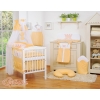 Newborn Baby Bedding set 11pcs with canopy- Little Prince/Princess peach